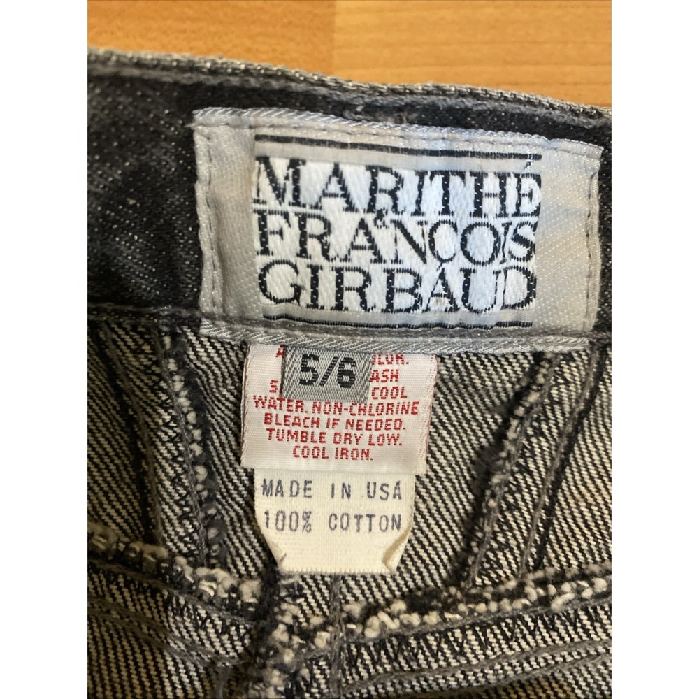 Marithe Francois Girbaud Vintage Y2K Straight Denim Jean Skirt -Size 5/6 - Picture 10 of 10